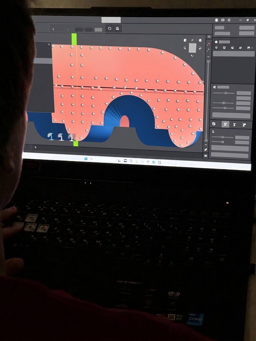 Engineering a silicone candle mold in 3D design software — Muse Molds studio, Charlotte, NC