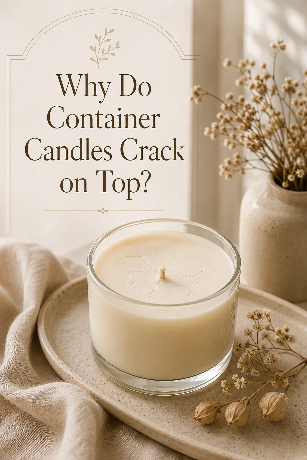 Why Container Candles Crack on Top